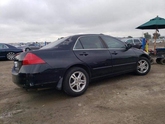 1HGCM56876A056274 - 2006 HONDA ACCORD EX BLACK photo 3