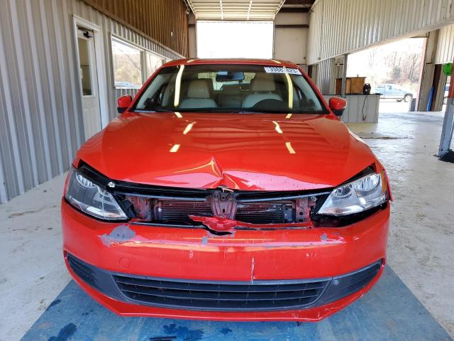 3VWLL7AJ1CM392635 - 2012 VOLKSWAGEN JETTA TDI RED photo 5