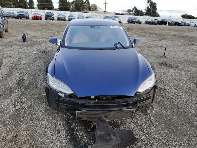 5YJSA1E47FF119116 - 2015 TESLA MODEL S ლურჯი ფოტო 5