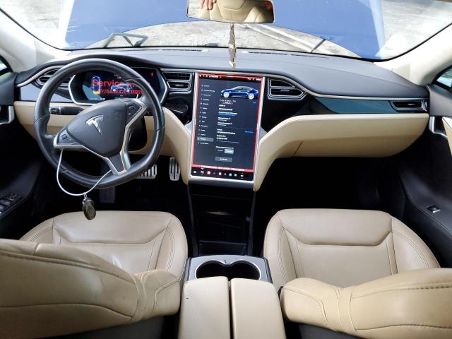 5YJSA1E47FF119116 - 2015 TESLA MODEL S ლურჯი ფოტო 8