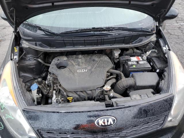 KNADM5A30F6509827 - 2015 KIA RIO LX BLACK photo 11