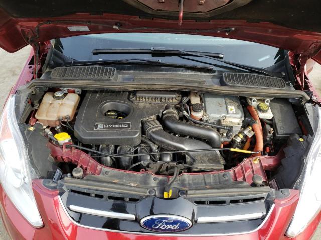 1FADP5BU6DL544877 - 2013 FORD C-MAX SEL 红色 照片 11