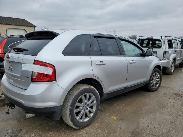 2FMDK3JC3DBB35639 - 2013 FORD EDGE SEL SILVER photo 3