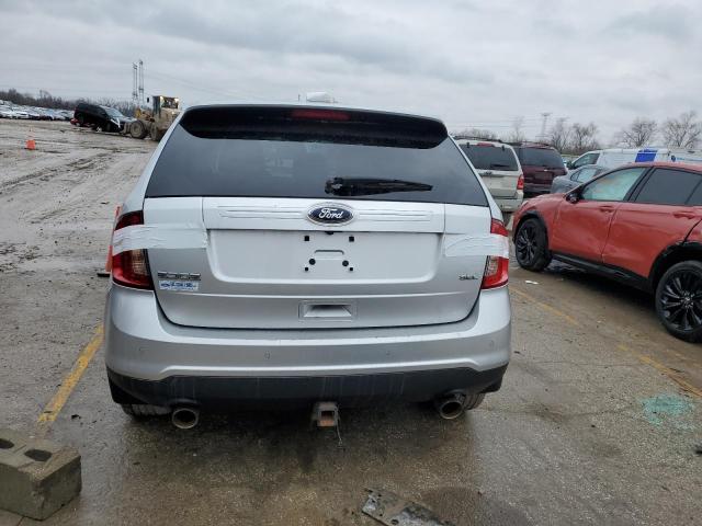 2FMDK3JC3DBB35639 - 2013 FORD EDGE SEL SILVER photo 6