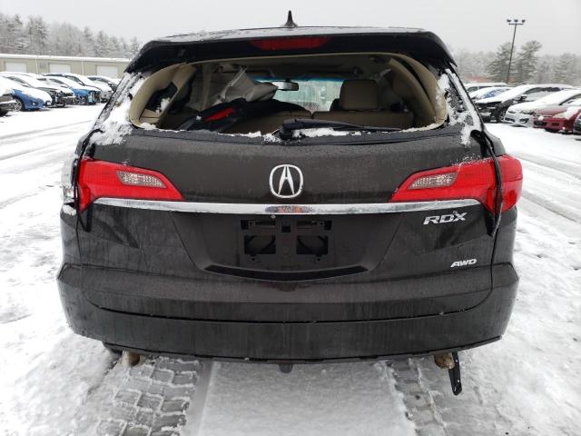 5J8TB4H52FL021407 - 2015 ACURA RDX TECHNOLOGY BLACK photo 6