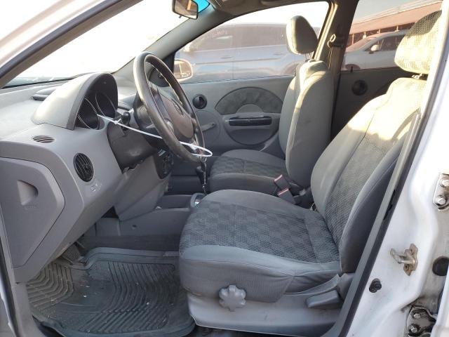 KL1TD52635B443715 - 2005 CHEVROLET AVEO BASE WHITE photo 7