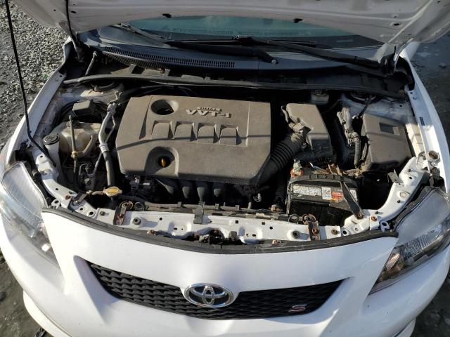 2T1BU40E99C054433 - 2009 TOYOTA COROLLA BASE WHITE photo 11