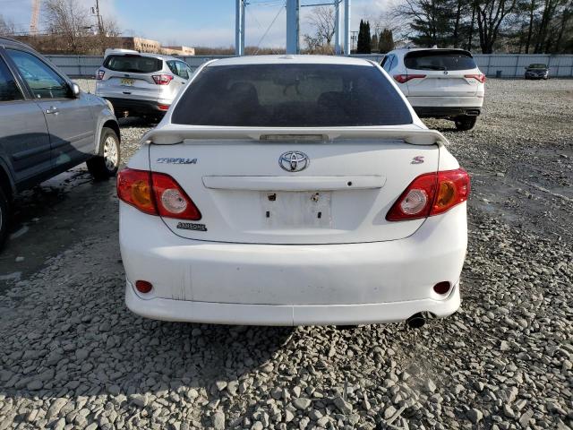 2T1BU40E99C054433 - 2009 TOYOTA COROLLA BASE WHITE photo 6
