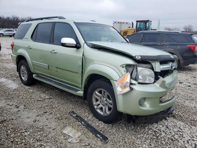 5TDBT48A47S282882 - 2007 TOYOTA SEQUOIA LIMITED GREEN photo 4