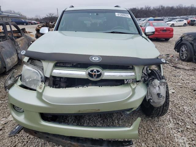 5TDBT48A47S282882 - 2007 TOYOTA SEQUOIA LIMITED GREEN photo 5