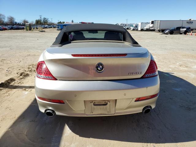 WBAEB53578CX60065 - 2008 BMW 650 I TAN photo 6