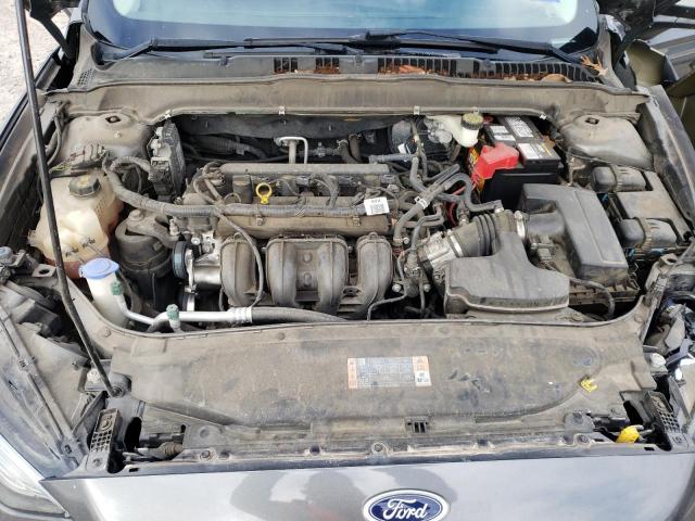 3FA6P0H78HR286575 - 2017 FORD FUSION SE GRAY photo 11