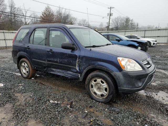 JHLRD68556C004490 - 2006 HONDA CR-V LX BLUE photo 4