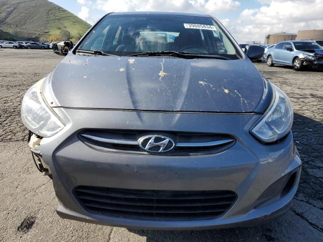 KMHCT5AE4GU274585 - 2016 HYUNDAI ACCENT SE GRAY photo 5