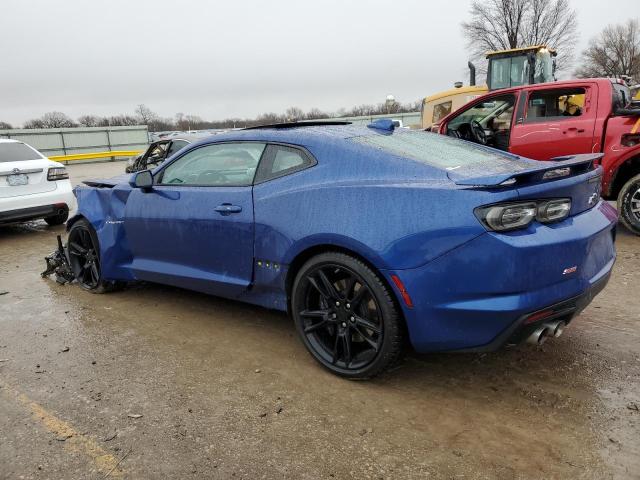 1G1FH1R71N0102383 - 2022 CHEVROLET CAMARO SS BLUE photo 2