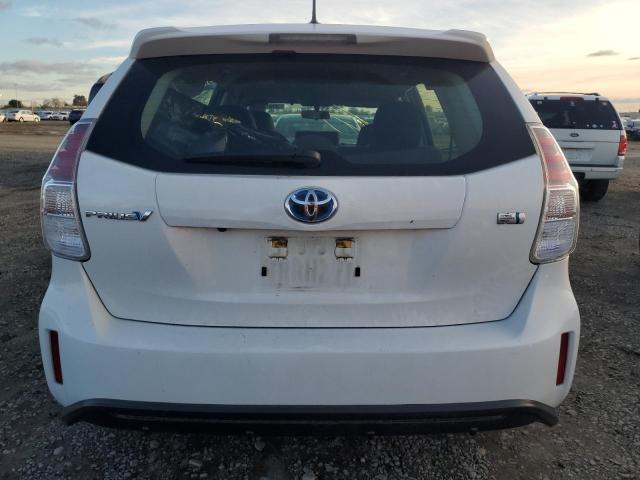 JTDZN3EU2GJ050862 - 2016 TOYOTA PRIUS V WHITE photo 6