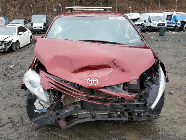 5TDJK3DC1FS108816 - 2015 TOYOTA SIENNA LE RED photo 5