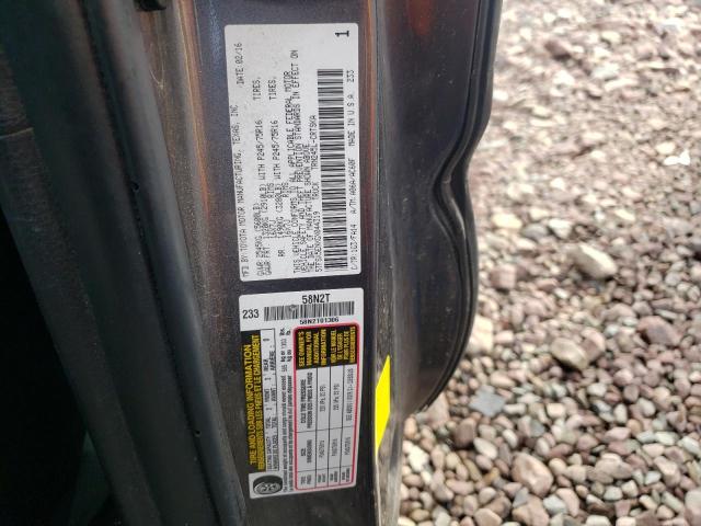 5TFSX5ENXGX044319 - 2016 TOYOTA TACOMA ACCESS CAB შავი ფოტო 12