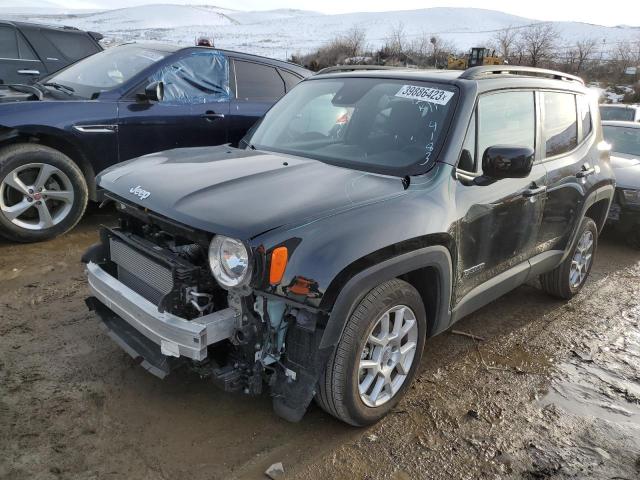 ZACNJDBB3MPN24183 - 2021 JEEP RENEGADE LATITUDE BLACK photo 1