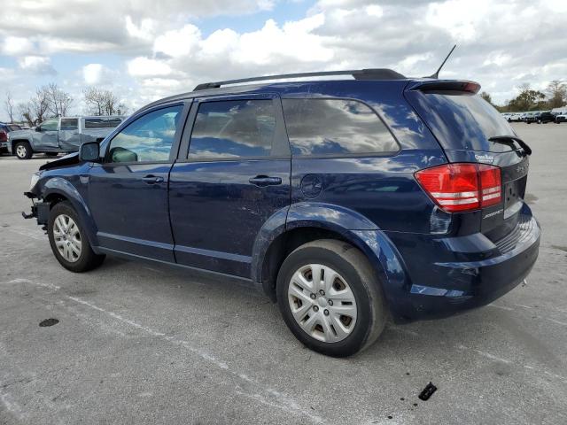 3C4PDCAB7JT381659 - 2018 DODGE JOURNEY SE BLUE photo 2