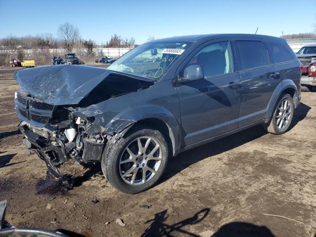 3C4PDDEG4JT311953 - 2018 DODGE JOURNEY GT GRAY photo 1