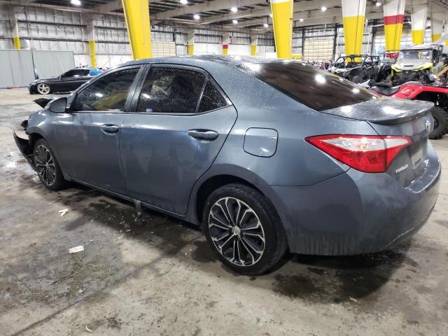 2T1BPRHE1FC379758 - 2015 TOYOTA COROLLA ECO GRAY photo 2