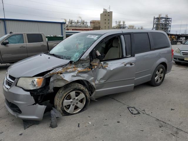 2C4RDGBG3DR660687 - 2013 DODGE GRAND CARA SE SILVER photo 1