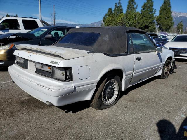 1FABP44EXKF169224 - 1989 FORD MUSTANG LX WHITE photo 3