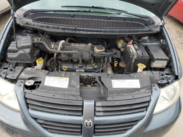 1D4GP45R66B500463 - 2006 DODGE CARAVAN SXT BLUE photo 12