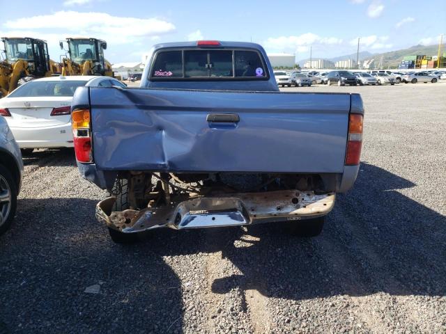 4TAWN72N7YZ676171 - 2000 TOYOTA TACOMA XTRACAB BLUE photo 6