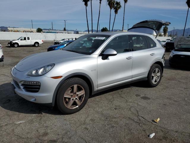 WP1AE2A24ELA50101 - 2014 PORSCHE CAYENNE S HYBRID SILVER photo 1