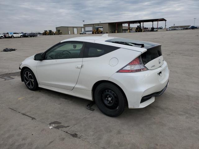 JHMZF1D68GS001470 - 2016 HONDA CR-Z EX WHITE photo 2