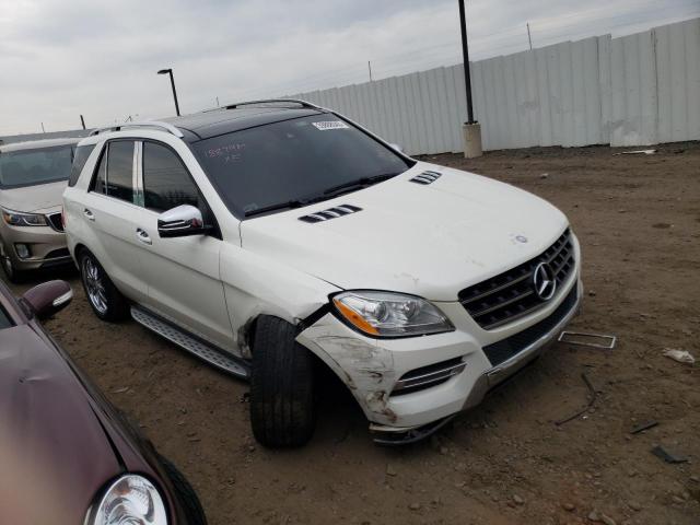 4JGDA5HB3DA172164 - 2013 MERCEDES-BENZ ML 350 4MATIC WHITE photo 4