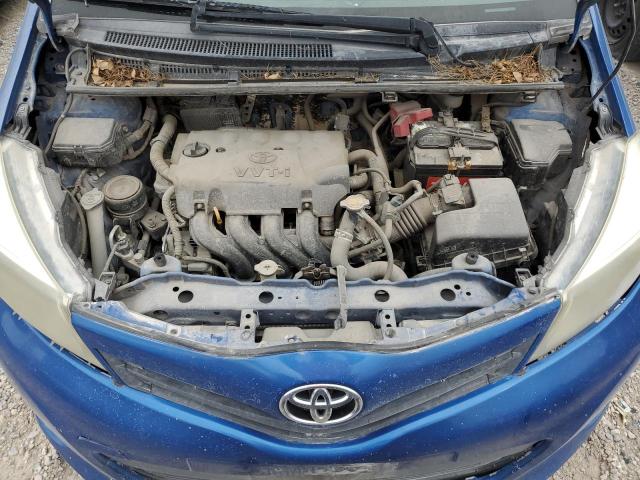 JTDKTUD36DD560342 - 2013 TOYOTA YARIS BLUE photo 12