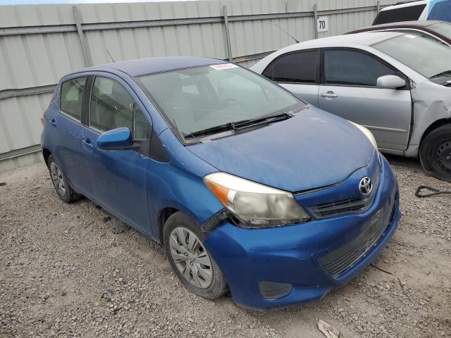 JTDKTUD36DD560342 - 2013 TOYOTA YARIS BLUE photo 4