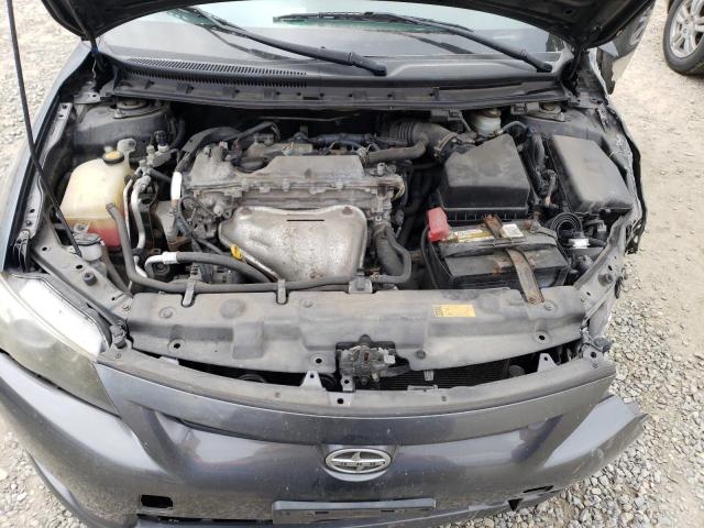 JTKJF5C7XC3028375 - 2012 TOYOTA SCION TC GRAY photo 11