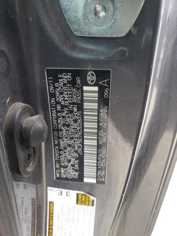 JTKJF5C7XC3028375 - 2012 TOYOTA SCION TC GRAY photo 12