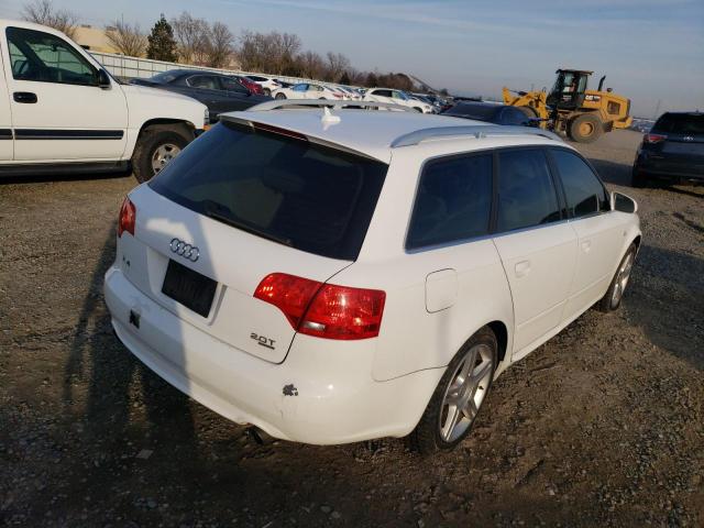 WAUKF98E88A116318 - 2008 AUDI A4 2.0T AVANT QUATTRO WHITE photo 3