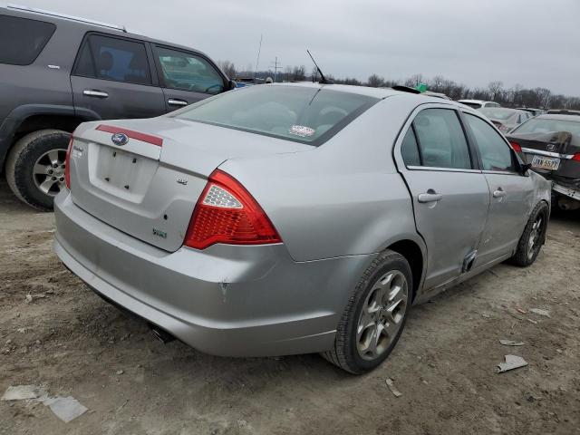 3FAHP0HG4AR346091 - 2010 FORD FUSION SE SILVER photo 3