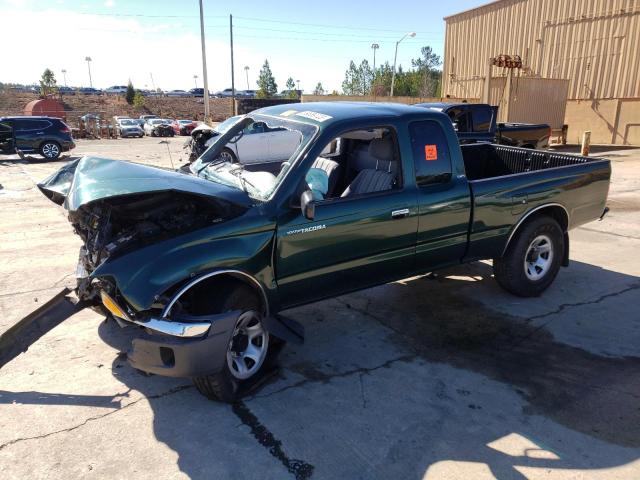 4TASN92N7XZ423487 - 1999 TOYOTA TACOMA XTRACAB PRERUNNER GREEN photo 1