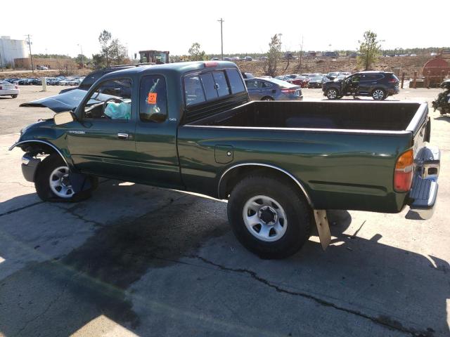 4TASN92N7XZ423487 - 1999 TOYOTA TACOMA XTRACAB PRERUNNER GREEN photo 2