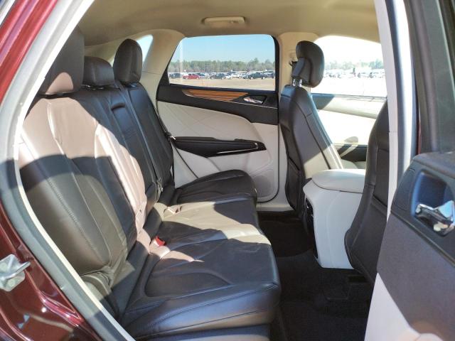 5LMCJ2C94GUJ03188 - 2016 LINCOLN MKC SELECT 勃艮第红 照片 11