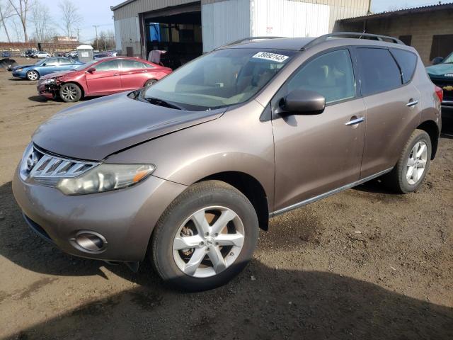 JN8AZ18W49W127244 - 2009 NISSAN MURANO BROWN photo 1