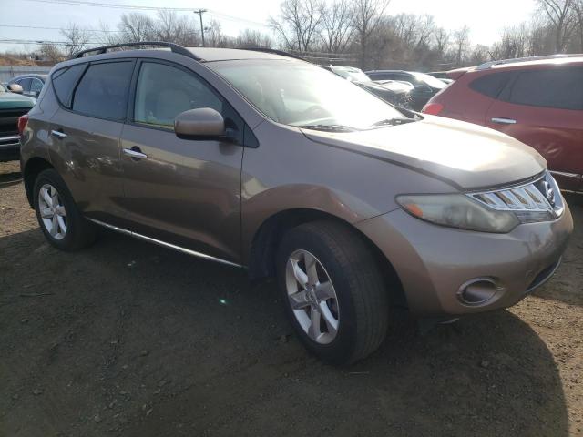 JN8AZ18W49W127244 - 2009 NISSAN MURANO BROWN photo 4