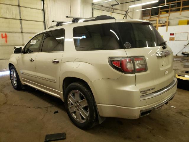 1GKKVTKD9DJ139916 - 2013 GMC ACADIA DENALI WHITE photo 2