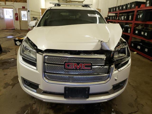 1GKKVTKD9DJ139916 - 2013 GMC ACADIA DENALI WHITE photo 5