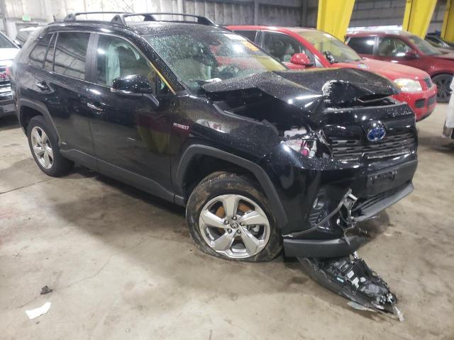 4T3D6RFV5MU053883 - 2021 TOYOTA RAV4 HYBRI LIMITED BLACK photo 4