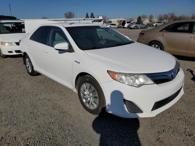 4T1BD1FK0EU115589 - 2014 TOYOTA CAMRY HYBRID WHITE photo 4