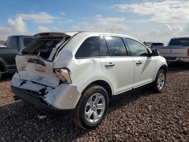 2FMDK3JC5BBB11436 - 2011 FORD EDGE SEL WHITE photo 3