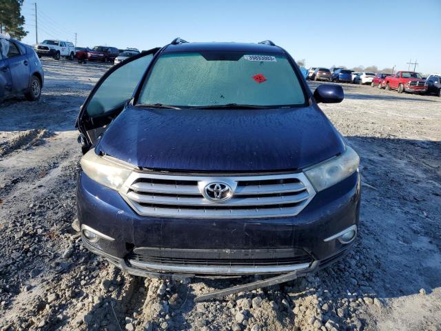 5TDZA3EH7BS008469 - 2011 TOYOTA HIGHLANDER BASE BLUE photo 5